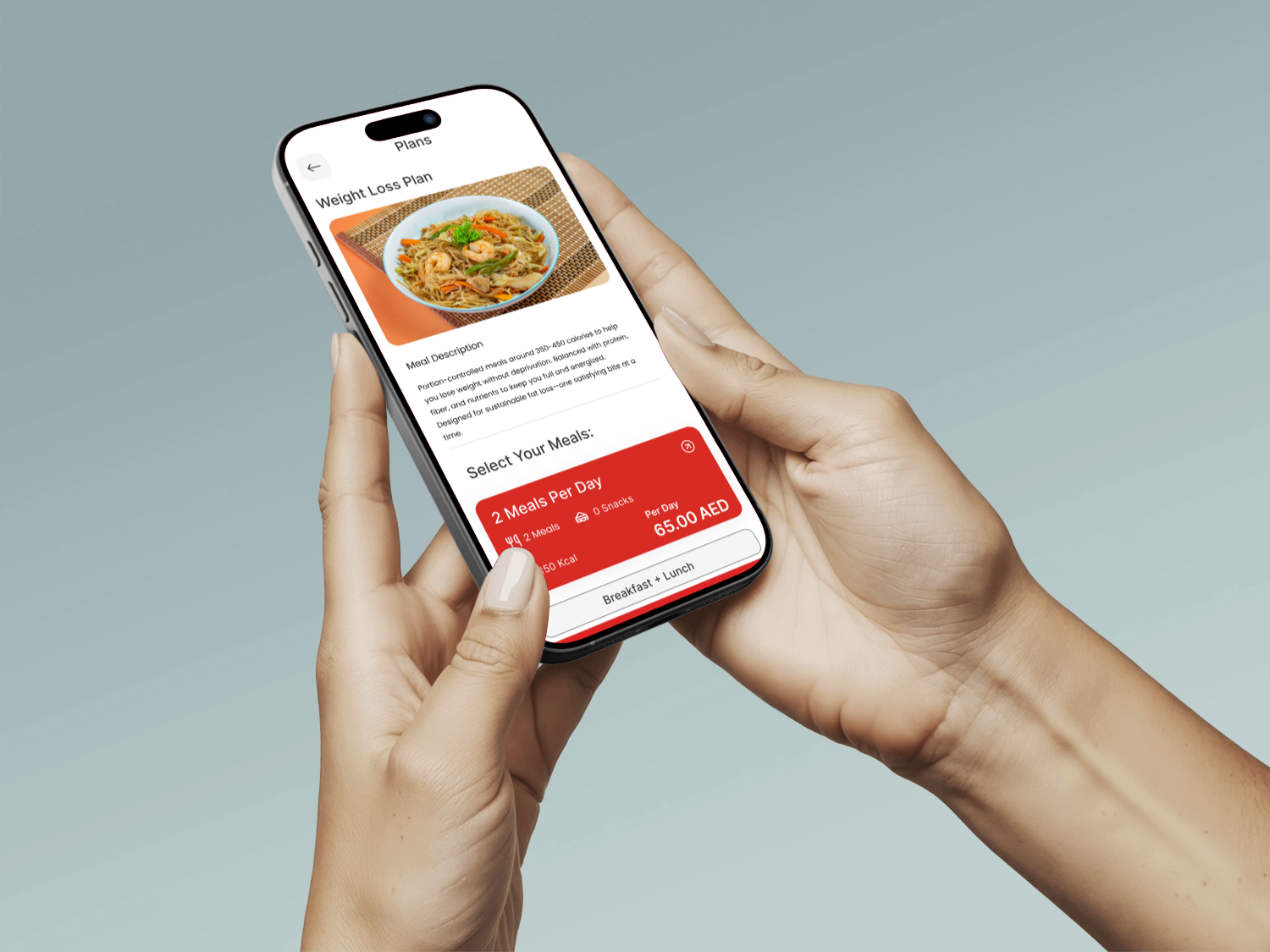 Hand and iPhone 16 Prodf